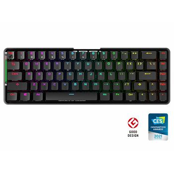 Tipkovnica ASUS ROG Falchion Mehanička 65% veličina