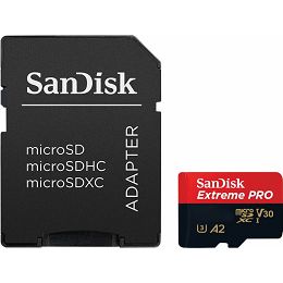 Memorijska kartica SanDisk Extreme Pro microSDXC, A1, V30, U3 64GB