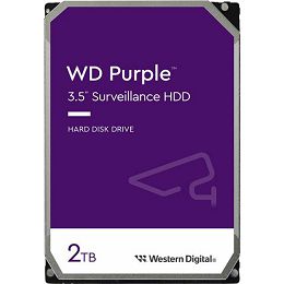 HDD Interni WD Purple Surveillance 2TB 3,5" SATA WD23PURZ