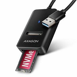 HDD DOD Ladica SATA & NVMe -> USB-A 3.2 Gen2, ADM2-AM, AXA