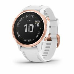 Garmin fenix 6S PRO zlatni s bijelim remenom