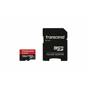 Memorijska kartica Transcend SD MICRO 64GB HC Class10 + SD adapter
