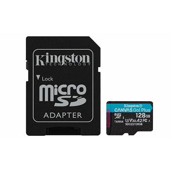 MEM SD MICRO 128GB Canvas Plus GO + ADP