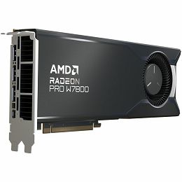 AMD GPU Radeon PRO W7800 32GB GDDR6 256 bit, 45.25 Tflops, 576 GBps, PCIe 4.0, 3x DP, 1x mDP, 4x 4K, 260W, Active