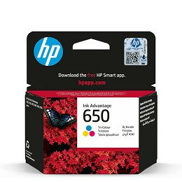 Tinta HP CZ102AE#BHK  no.650 DJ2515 color