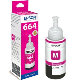 Tinta Epson T6643 L110/210/550 magenta ecotank C13T66434A 70ml