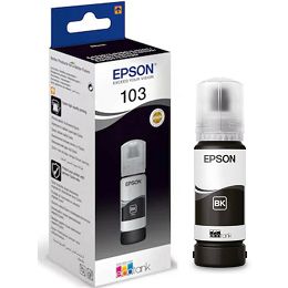Tinta Epson 103 T00S1 L3150 black ecotank C13T00S14A 65ml