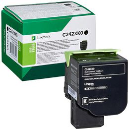 Toner Lexmark C242XK0 black  6k