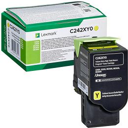 Toner Lexmark C242XY0 yellow 3.5k