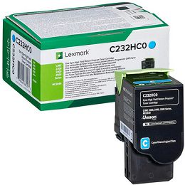 Toner Lexmark C232HC0 cyan 2.3k