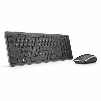 Dell Keyboard and Mouse Wireless KM714, Black, US (QWERTY), HR press