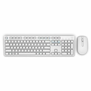 Dell Keyboard and Mouse Wireless KM636, White, US (QWERTY), HR press
