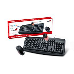 Set Genius tipkovnica KM-200 + miš USB crna