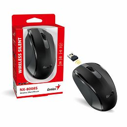Miš Genius Genius NX-8008S, USB, crni, 1200dpi, Silent, Blue Eye