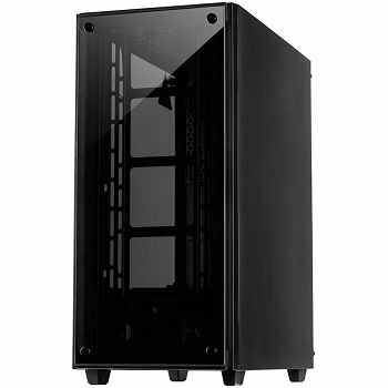 Chassis INTER-TECH C-303 MIRROR, Midi Tower, Fron and Side Tempered Glass, w/o PSU