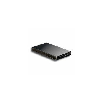 Drive Cabinet INTER-TECH Coba Nitrox Extended GD25633 (2.5" HDD, SATA II, USB 3.0) Black