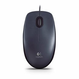 LOGITECH M90 Corded Mouse - GREY - USB - EWR2