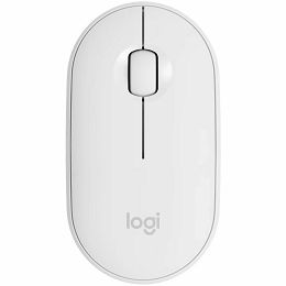 LOGITECH M350S Pebble 2 Bluetooth Mouse - TONAL WHITE - DONGLELESS