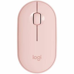 LOGITECH M350S Pebble 2 Bluetooth Mouse - TONAL ROSE - DONGLELESS