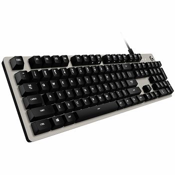 LOGITECH G413 Mechanical Gaming Keyboard - SILVER - US INTL - USB - INTNL - WHITE LED