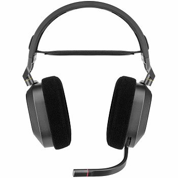 Corsair gaming headset HS80 RGB WIRELESS Premium with Spatial Audio, Carbon