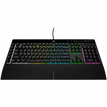 Corsair gaming keyboard K55 RGB PRO, 5Z RGB, Rubber Dome