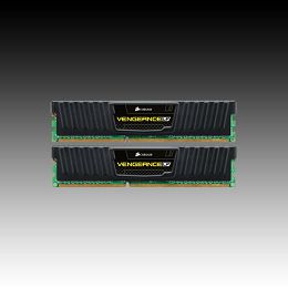 Desktop Memory Device CORSAIR Vengeance Low Profile DDR3 SDRAM (2x4GB,1600MHz(PC3-12800),Dual Channel,Intel Extreme Memory Profile,Heatsink) CL9, Retail