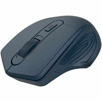 CANYON 2.4GHz Wireless Optical Mouse with 4 buttons, DPI 800/1200/1600, Dark Blue, 115*77*38mm, 0.064kg