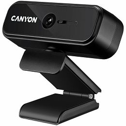 CANYON C2N 1080P full HD 2.0Mega fixed focus webcam with USB2.0 connector, 360 degree rotary view scope, built in MIC, Resolution 1920*1080, viewing angle 88°, cable length 1.5m, 90*60*55mm, 0.095kg, 