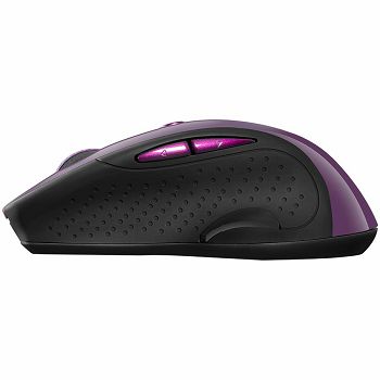 CANYON 2.4Ghz wireless mouse, optical tracking - blue LED, 6 buttons, DPI 1000/1200/1600, Purple pearl glossy