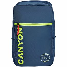 CANYON cabin size backpack for 15.6" laptop,polyester,navy