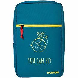 CANYON cabin size backpack for 15.6" laptop,polyester,dark green