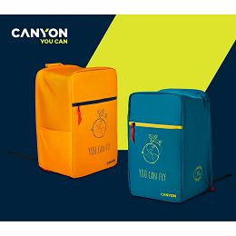 CANYON cabin size backpack for 15.6" laptop,polyester,yellow