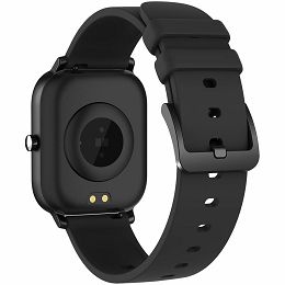 CANYON Wildberry SW-74, Smart watch, 1.3inches TFT full touch screen, Zinic+plastic body, IP67 waterproof, multi-sport mode, compatibility with iOS and android, black body with black silicon belt, Hos