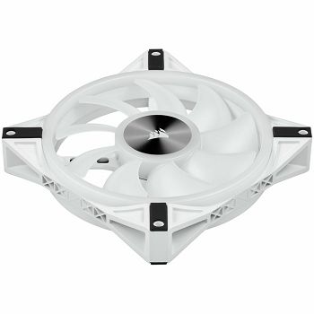 CORSAIR QL Series, WHITE QL140 RGB, 140mm RGB LED Fan, Dual Pack with Lighting Node CORE