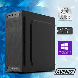 Avenio ProOffice Intel Core i3 10105 3.70GHz 8GB 256GB NVMe SSD DVDRW W10P Intel UHD Graphics 630 P/N: 02241945