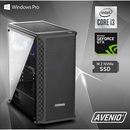 Avenio TopGamerXT Intel Core i3 10100F 3.60GHz 16GB 512GB NVMe SSD W10P nVidia GeForce GTX 1650 4GB GDDR6 P/N: 02241969