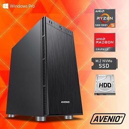 Avenio ProMedia AMD Ryzen 5 5600G 3.90/4.40GHz 16GB 250GB NVMe SSD + 1TB HDD W10P AMD Radeon RX Vega 7 P/N: 02241982