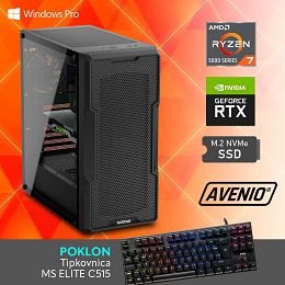 Avenio Vector AMD Ryzen 7 5800X 3.80GHz 16GB 1TB NVMe SSD W10P nVidia GeForce RTX 3070 Ti 8GB GDDR6 + Poklon P/N: 02241996