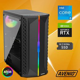 Avenio OptiGamer Intel Core i5 12400F 2.50GHz 16GB 1TB SSD FreeDOS nVidia GeForce RTX 3060 12GB GDDR6 P/N: 02242002