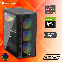 Avenio Vector AMD Ryzen 5 5600X 3.70GHz 16GB 1TB NVMe SSD W10P nVidia GeForce RTX 3070 8GB GDDR6 P/N: 02242008