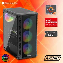 Avenio Vector AMD Ryzen 5 5600X 3.70GHz 16GB 1TB NVMe SSD W10P AMD Radeon RX 6700 XT 12GB GDDR6 P/N: 02242011