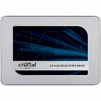 CRUCIAL MX500 2TB SSD, 2.5 7mm, SATA 6 Gb/s, Read/Write: 560/510 MB/s, Random Read/Write IOPS 95k/90k, with 9.5mm adapter