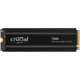 Crucial SSD Crucial T500 2TB PCIe Gen4 NVMe M.2 SSD with heatsink, EAN: 649528940001