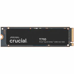 CRUCIAL T710 2TB PCIe Gen5 NVMe M.2 2280 SSD up to 14500 MB/s read and 13800 MB/s write