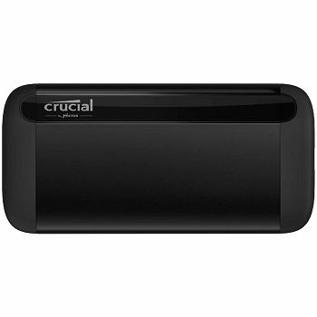 Crucial SSD Crucial X8 2000GB Portable SSD USB 3.1 Gen-2, up to 1050MB/s sequential read, EAN: 649528900609