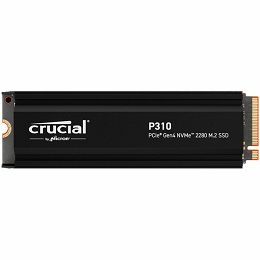 CRUCIAL P310 4TB PCIe Gen4 2280 NVMe M.2 SSD with heatsink