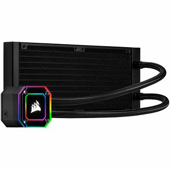 Corsair iCUE H100i ELITE CAPELLIX, 240mm Radiator, Dual 120mm ML RGB Fans, Software Control