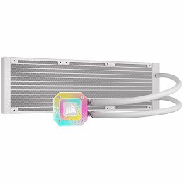 Corsair CPU CPU liquid cooler iCUE H150i ELITE CAPELLIX XT White 360mm Radiator