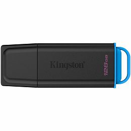 KINGSTON 128GB Portable USB 3.2 Gen 1 DataTraveler Exodia Black/Blue